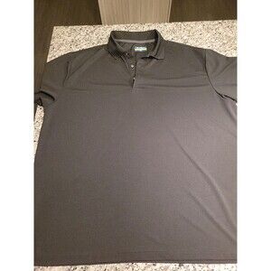 Ben Hogan Performance Polo Mens 3XL Black Solid 30% Polyester Golf Shirt